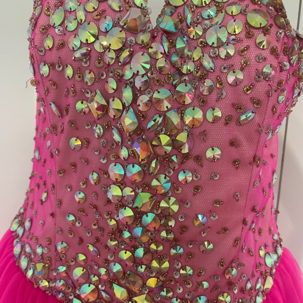 Angel forever by Elegancia UK short pink dress